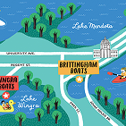 a map of madison boats locations